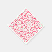 Serviette En Papier La Saint Valentin (Coin)