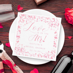 Serviette En Papier La Saint-Valentin Love Is In The Air Enterrement d