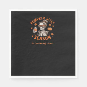 Serviette En Papier La saison des épices citrouilles commence bientôt
