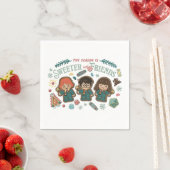 Serviette En Papier La saison est plus douce avec les amis (En situation)