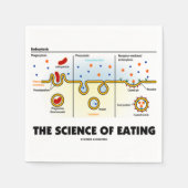 Serviette En Papier La science de l'alimentation (Humour de biologie d (Devant)