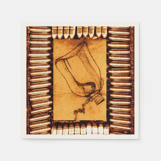 Serviette En Papier La Sécheresse (Devant)