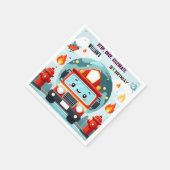 Serviette En Papier La sécurité du moteur de camion de feu chaud 1° an (Coin)