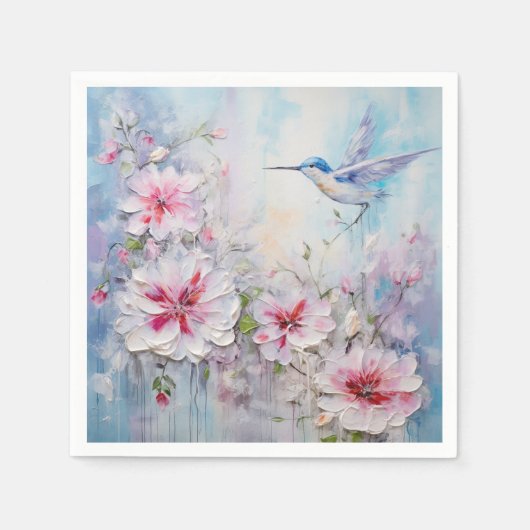 Serviette En Papier La série de conception de colibris 11 (Devant)