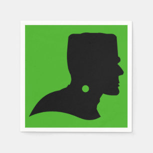 Serviette En Papier La silhouette du monstre Frankenstein