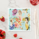 Serviette En Papier La sirène rêveuse (En situation)