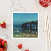 Serviette En Papier La sobriété est un voyage (En situation)