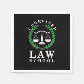 Serviette En Papier La Survived (Devant)