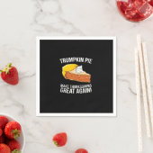 Serviette En Papier La tarte à la citrouille amusante rend Thanksgivin (En situation)