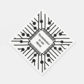 Serviette En Papier La technologie est ma muse (Coin)