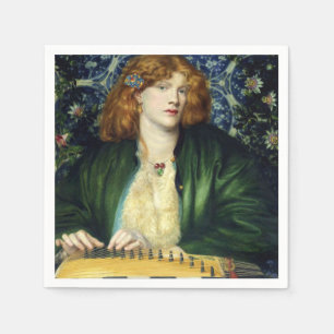 Serviette En Papier La tour bleue (par Dante Gabriel Rossetti)
