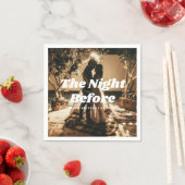 Serviette En Papier La veille. Photo élégante Dîner de répétition (En situation)