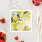 Serviette En Papier La verdure des agrumes (En situation)