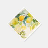 Serviette En Papier La verdure des agrumes (Coin)
