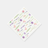 Serviette En Papier La verdure fleur sauvage (Coin)