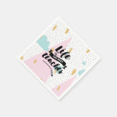 Serviette En Papier La vie est le meilleur enseignant (Coin)