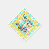 Serviette En Papier La Vie Est Meilleure En Tournesol (Coin)