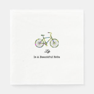 Serviette En Papier La vie est un beau tour