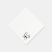 Serviette En Papier Lab Napkin (Coin)