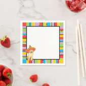 Serviette En Papier Laboratoire jaune Fiesta (En situation)