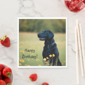 Serviette En Papier Laboratoire noir (En situation)