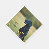 Serviette En Papier Laboratoire noir (Coin)