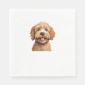 Serviette En Papier Labradoodle australien (Devant)