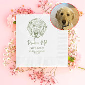 Serviette En Papier Labradoodle Chien Boissons Personnalisées sur moi