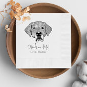 Serviette En Papier Labrador Chien Boisson Personnalisée Sur Moi