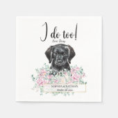 Serviette En Papier Labrador Chien Chien Mariage Cocktail Serviettes (Devant)