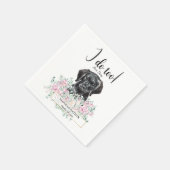 Serviette En Papier Labrador Chien Chien Mariage Cocktail Serviettes (Coin)