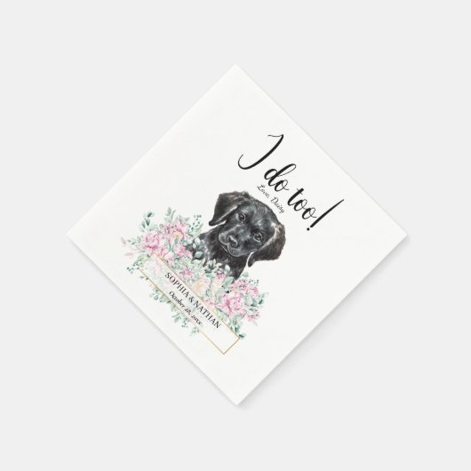 Serviette En Papier Labrador Chien Chien Mariage Cocktail Serviettes (Coin)