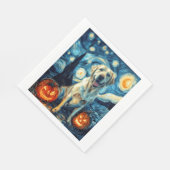 Serviette En Papier Labrador jaune (1) (Coin)