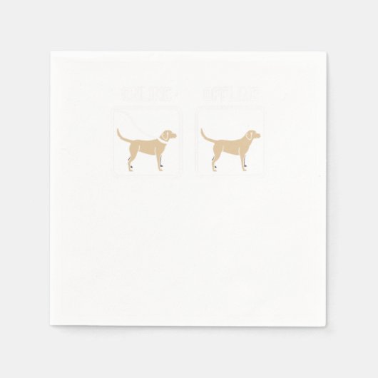 Serviette En Papier Labrador Mama I Love Animaux Cadeau (Devant)