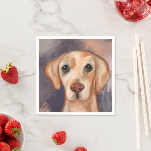 Serviette En Papier Labrador Retriever (En situation)