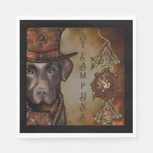 Serviette En Papier Labrador Retriever (Devant)