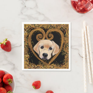 Serviette En Papier Labrador Retriever
