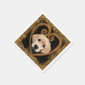 Serviette En Papier Labrador Retriever (Coin)
