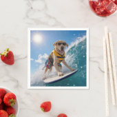 Serviette En Papier Labrador Retriever faisant du surf (En situation)