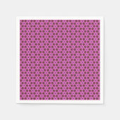 Serviette En Papier Labyrinthe rose (Devant)