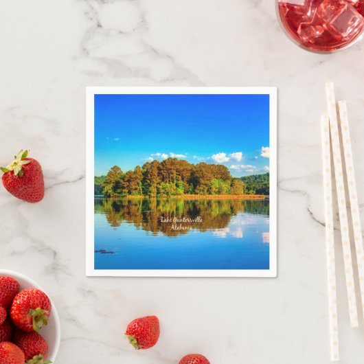 Serviette En Papier Lac Guntersville, Alabama (En situation)