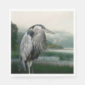 Serviette En Papier Lac Heron (Devant)
