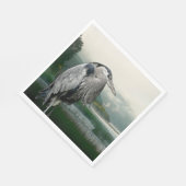 Serviette En Papier Lac Heron (Coin)