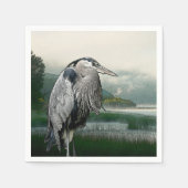 Serviette En Papier Lac Heron (Devant)