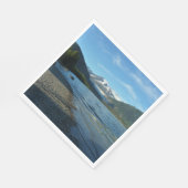 Serviette En Papier Lac Mendenhall dans Juneau Paysage de l'Alaska (Coin)