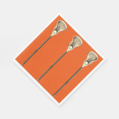 Serviette En Papier Lacrosse (Coin)