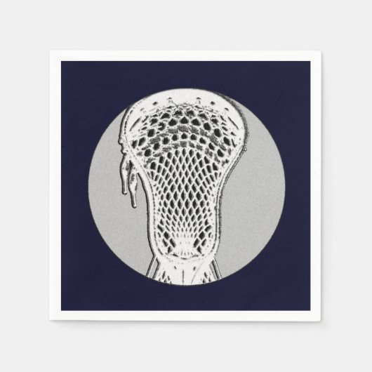 Serviette En Papier Lacrosse (Devant)