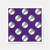 Serviette En Papier Lacrosse Party Purple (Devant)