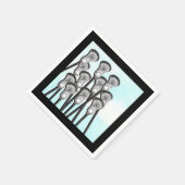 Serviette En Papier Lacrosse Sports (Coin)