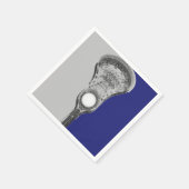 Serviette En Papier Lacrosse Team Blue (Coin)